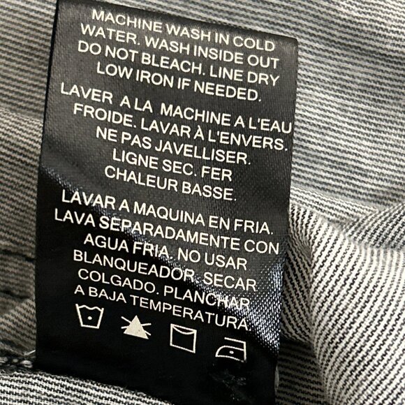 Affliction Y2K Button Up Edgy Grunge Long Sleeve Cotton Shirt, Size XL - Picture 14 of 15